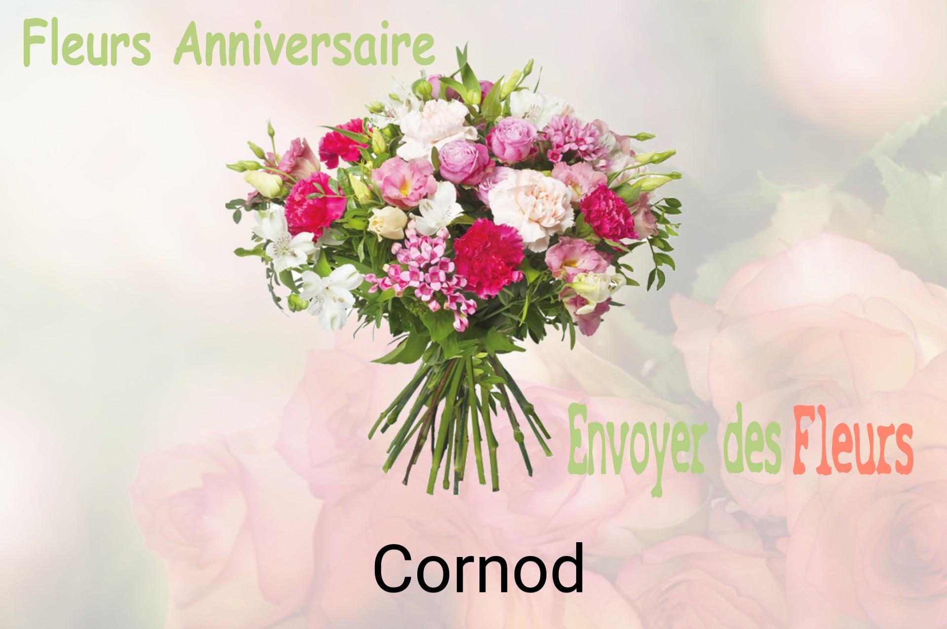 Bouquet de fleurs d’anniversaire livré à Cornod